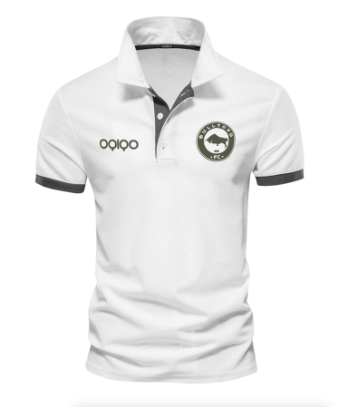 OQIQO Polo Blanca Personalizada con escudo de Club